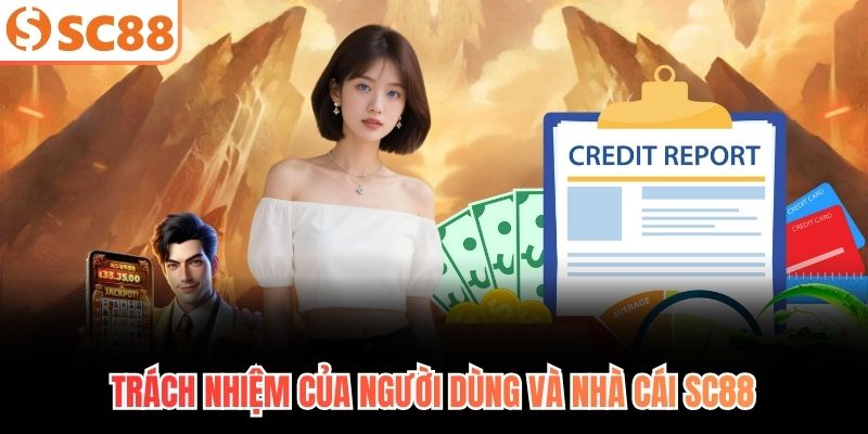 Trách nhiệm của người dùng và nhà cái SC88